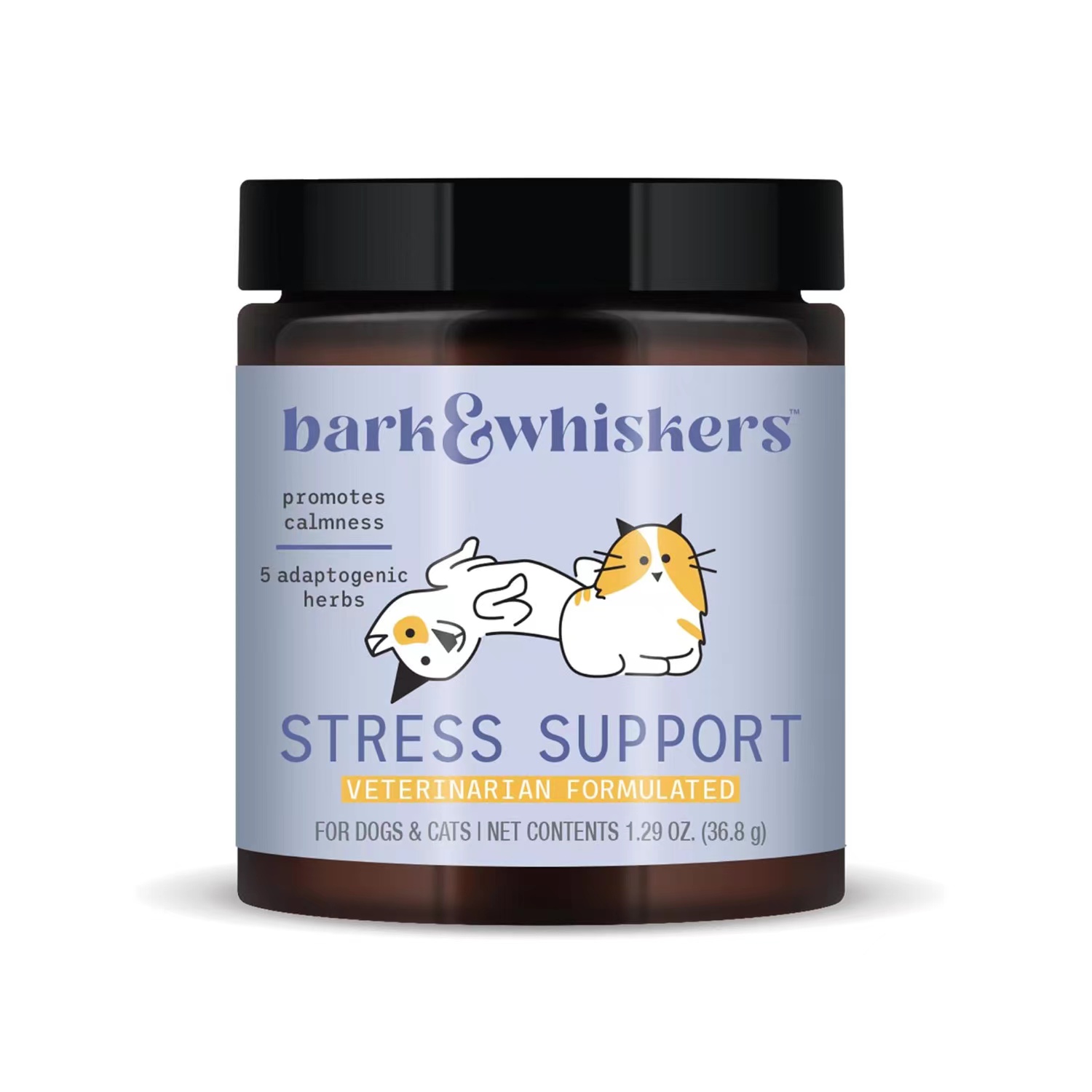 美国直邮 Dr. Mercola Bark & Whiskers Stress 猫狗压力支持补剂