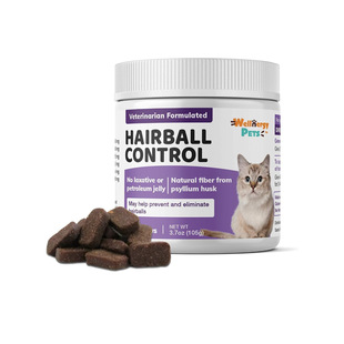 美国直邮Wellnergy Pets Hairball Control Chews 猫天然毛球控制