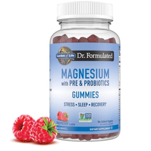 美国直邮 Garden of Life Magnesium Stress Support 镁补剂软糖
