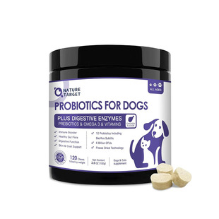 美国直邮 NATURE TARGET Probiotics for Dogs狗用冷冻干燥益生菌