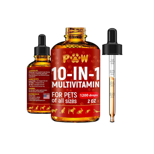 美国直邮Golden Paw Liquid Multivitamin Dogs 狗液体复合维生素