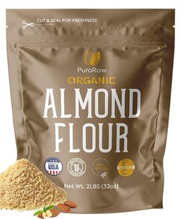 美国直邮PuroRaw GlutenFree keto Almond Flour无麸质生酮杏仁粉