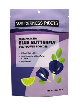 美国直邮Wilderness Poets Blue Butterfly Pea Flower 豌豆花粉