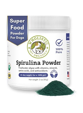 美国直邮 Wholistic Pet Organics Spirulina宠物有机螺旋藻粉85g