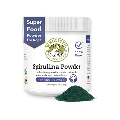 美国直邮 Wholistic Pet Organics Spirulina宠物有机螺旋藻粉85g