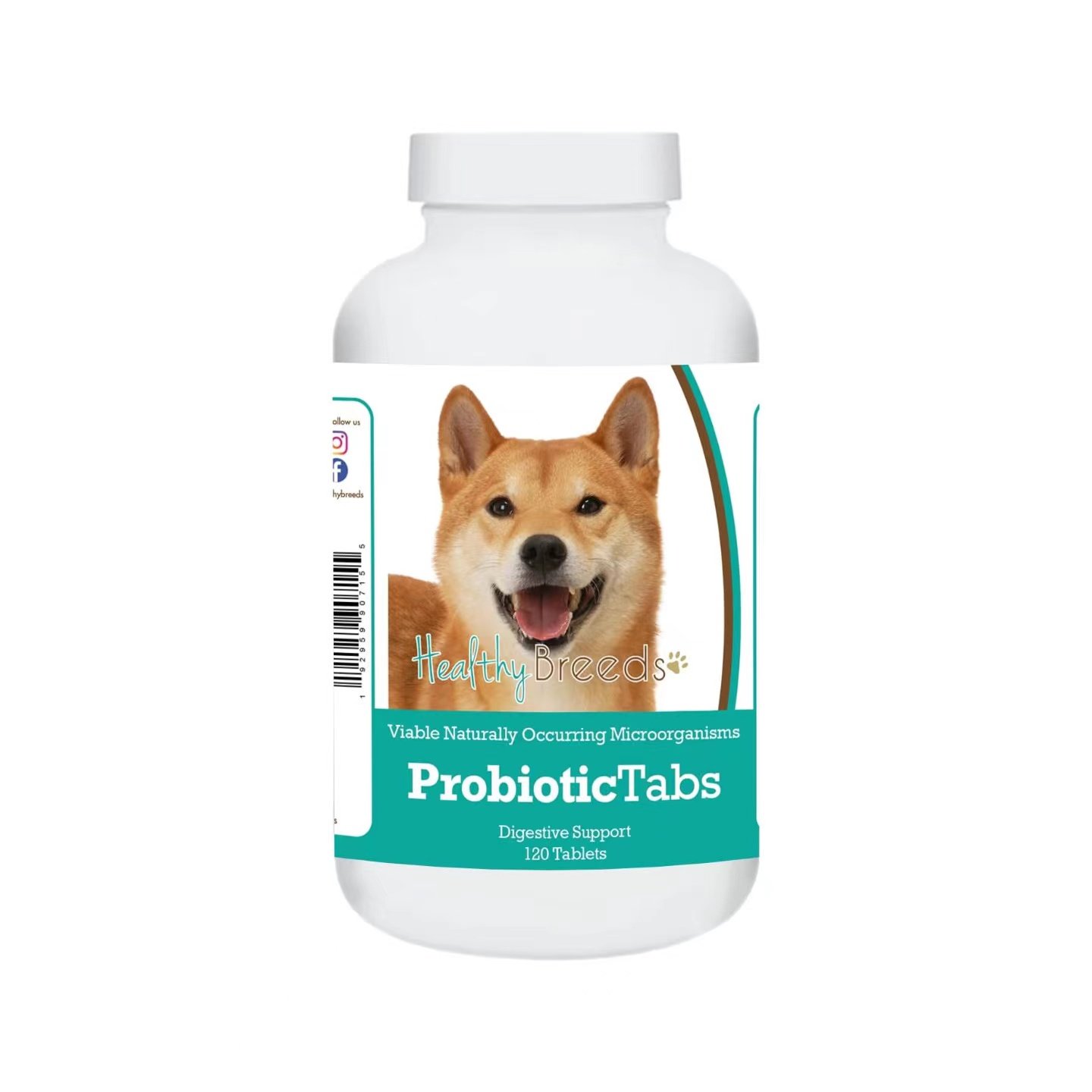 美国直邮 Healthy Breeds Shiba Inu Probiotic Tabs狗柴犬益生菌