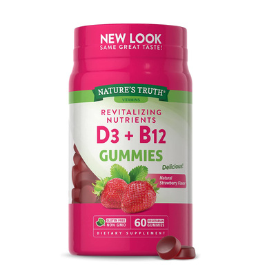 Nature'sTruth维生素D3B12软糖