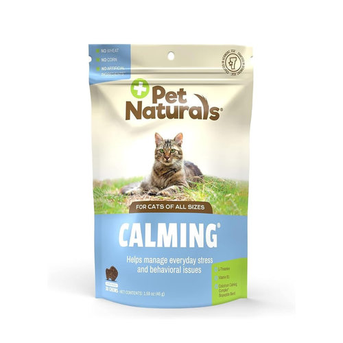 美国直邮 Pet Naturals Calming Chews 天然镇静猫咀嚼 30粒