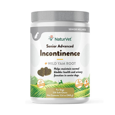 美国直邮 NaturVet Senior Advanced Incontinence 狗狗失禁补剂