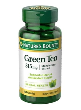 美国直邮 Nature's Bounty Green Tea Pills 天然绿茶提取物补剂