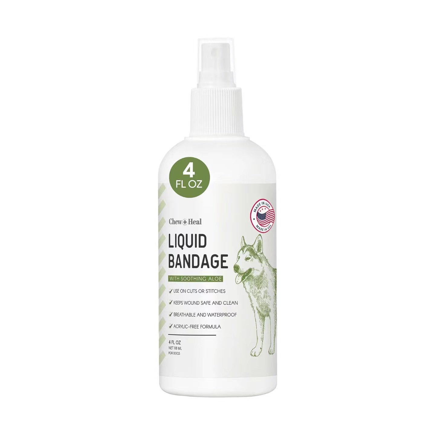 美国直邮 chew   heal labs pet liquid bandage宠物液体绷带狗用