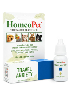 美国直邮HomeoPet Travel Anxiety Calming Relief家庭宠物镇静剂