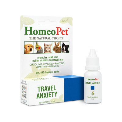 美国直邮HomeoPet Travel Anxiety Calming Relief家庭宠物镇静剂