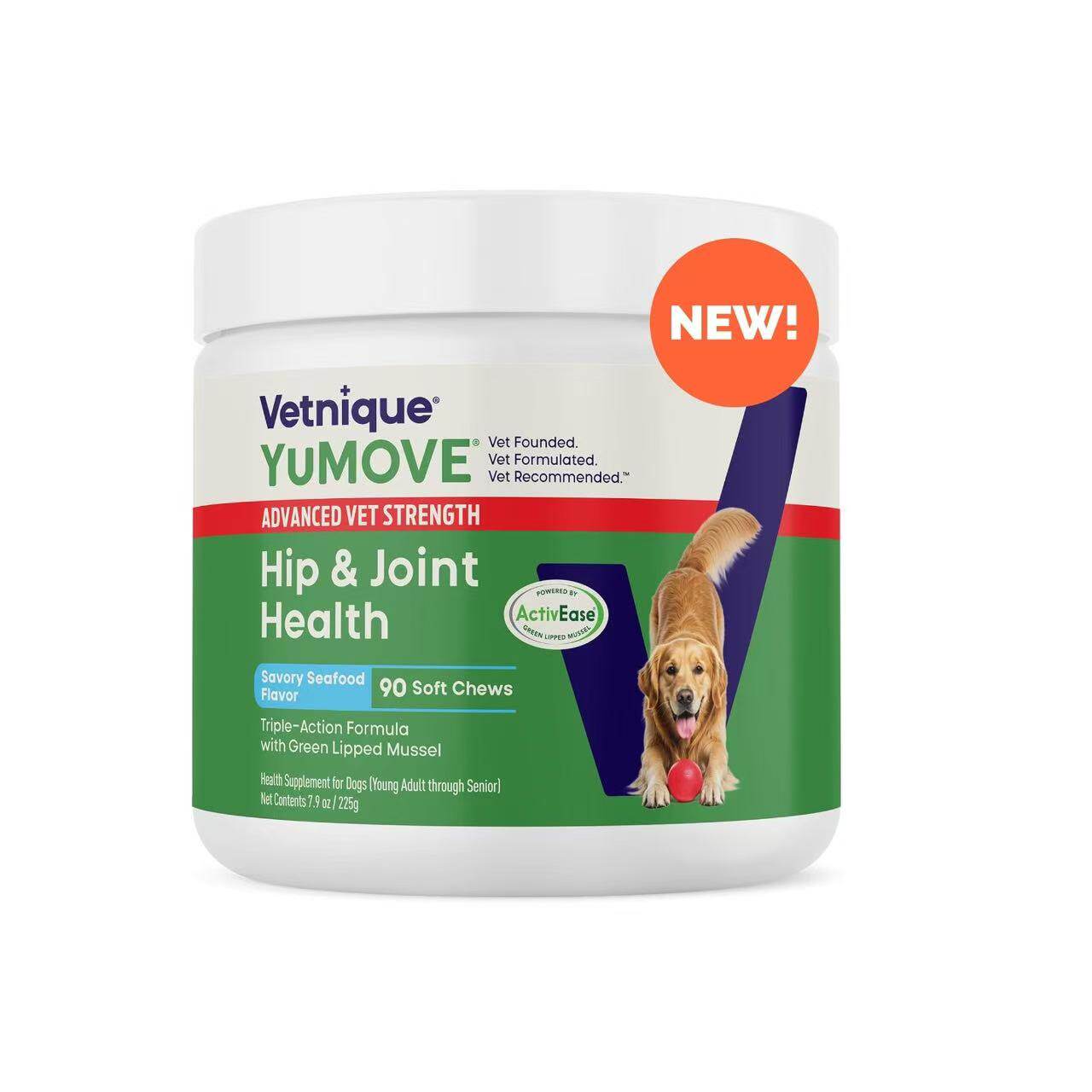 美国直邮YuMOVE Hip & Joint Supplement 狗用髋关节补剂超强配方
