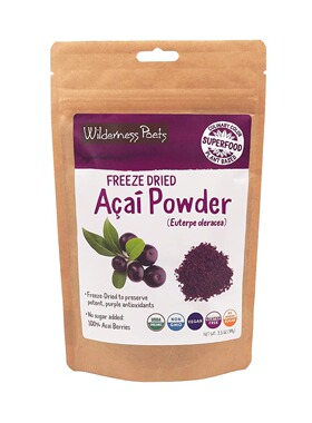 美国直邮 Wilderness Poets Organic Acai Powder 有机巴西莓粉