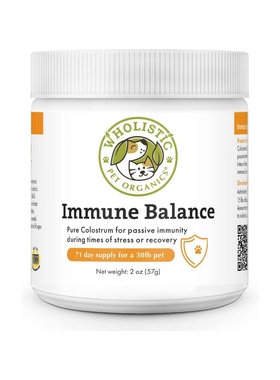 美国直邮Wholistic Pet Organics: Bovine Colostrum牛初乳猫狗用