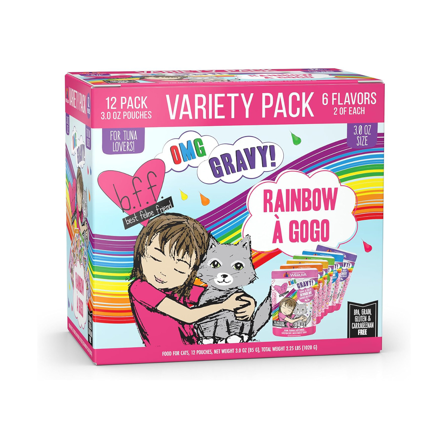 美国直邮Weruva B.F.F. OMG - Best Feline Friend猫零食美味肉汁