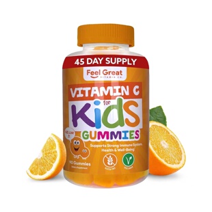 美国直邮Feel Great Vitamin C Gummies for Kids儿童维生素C软糖
