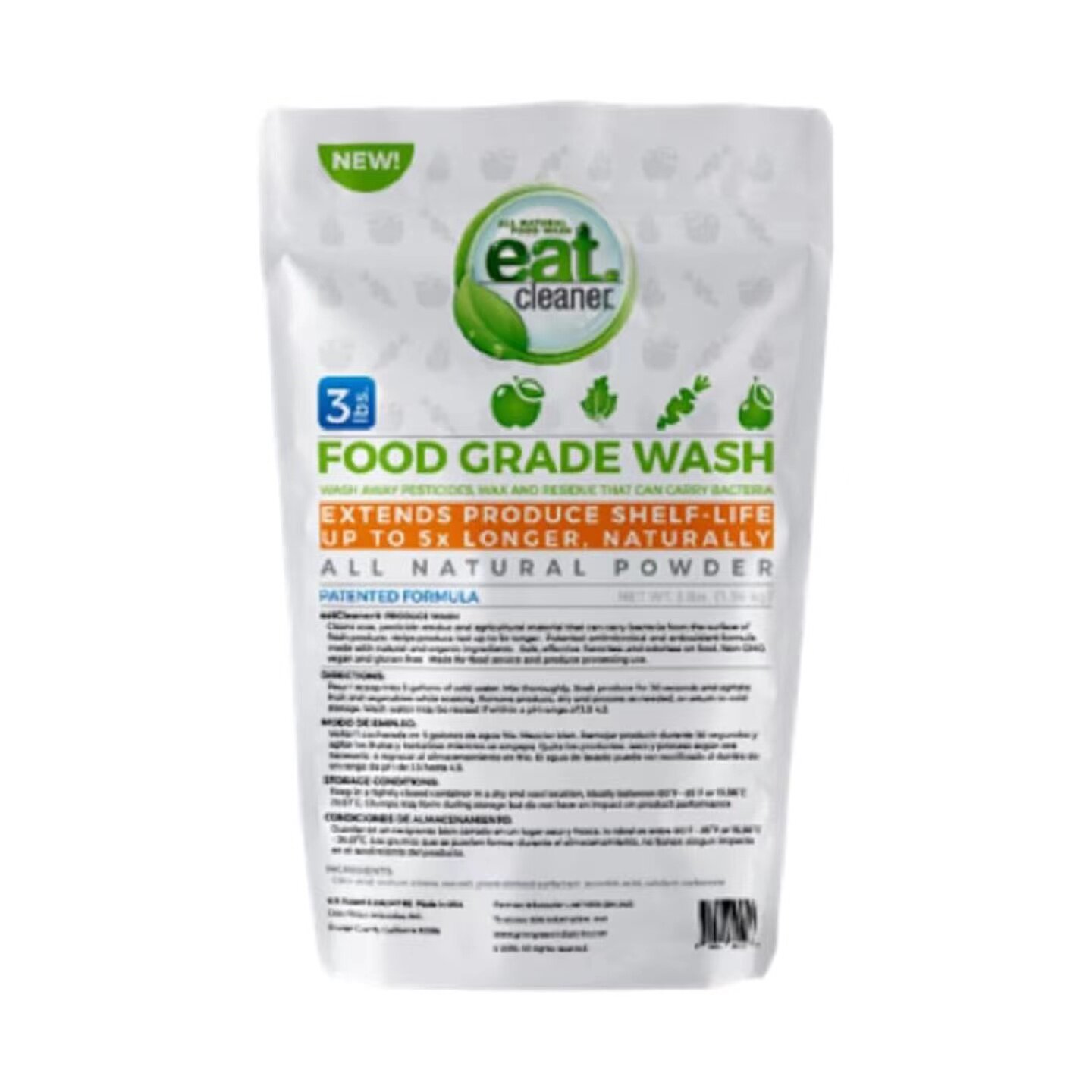 美国直邮 Eat Cleaner Fruit and Vegetable Wash 蔬菜水果清洗粉