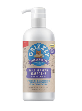 美国直邮 Grizzly Pet Omega Health Liquid 健康液体 Omega-3