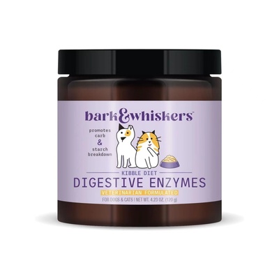 美国直邮Bark &Whiskers Digestive Enzymes Kibble Diet猫狗消化