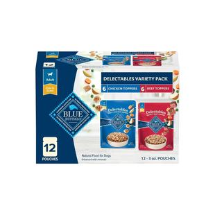 Blue Dog Buffalo Wet Food天然湿狗粮12袋 Delectables 美国直邮
