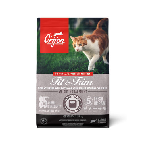 美国直邮 ORIJEN Fit and Trim Dry Cat Food 无谷物干成年干猫粮