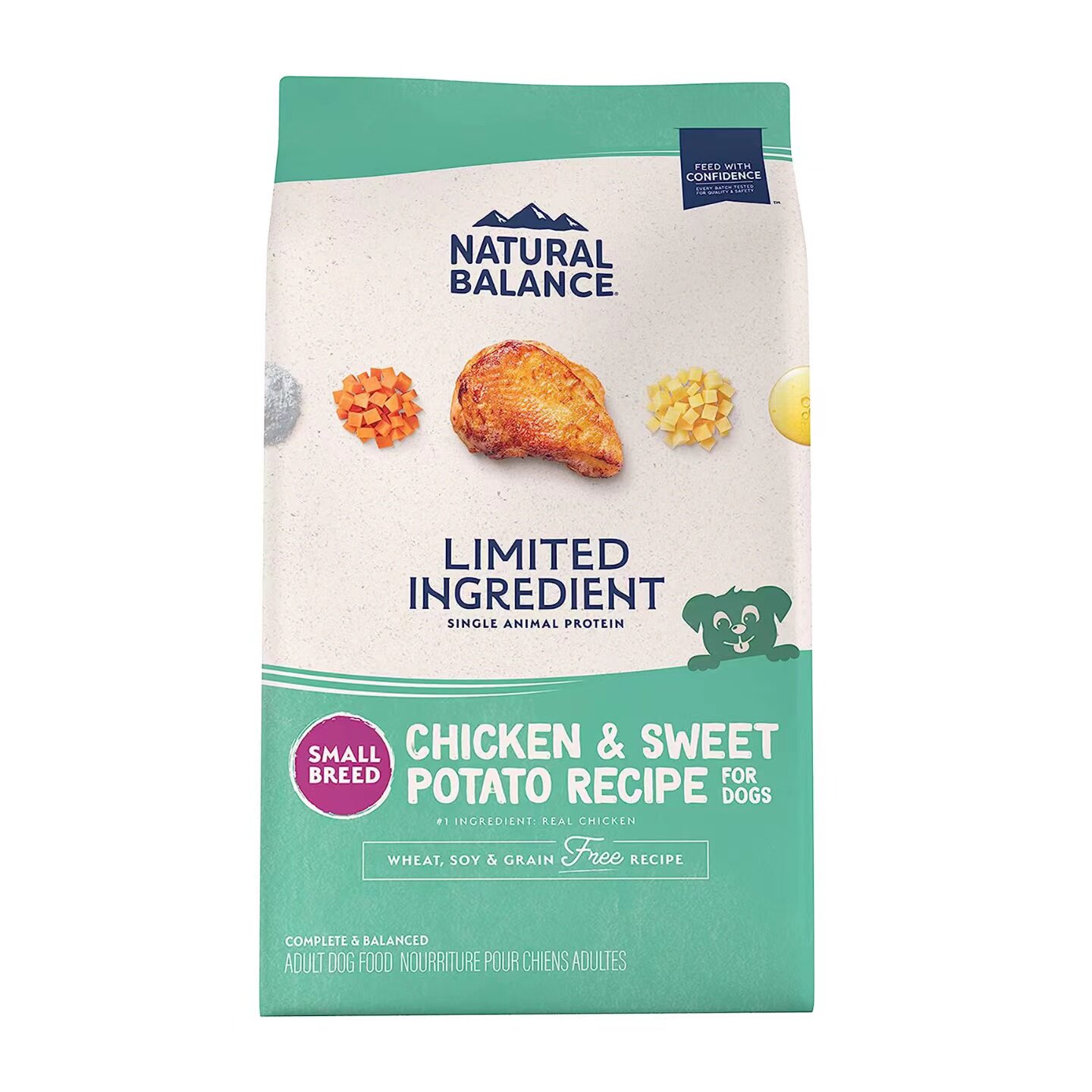 美国直邮Natural Balance Dry Dog Food无谷物营养小型成年干狗粮