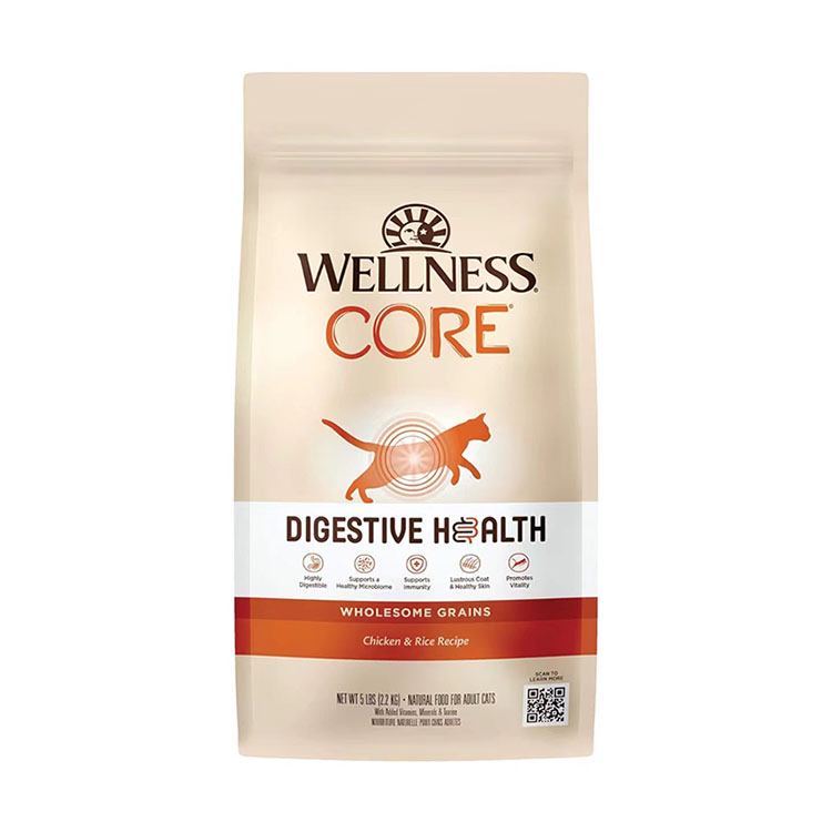 美国直邮 Wellness Dry Cat Food 健康营养核心消化健康干猫粮