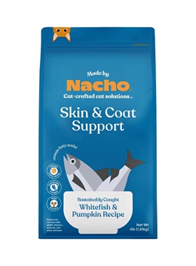 美国直邮 Nacho Skin Coat Support Dry cat 皮毛健康支持干猫粮