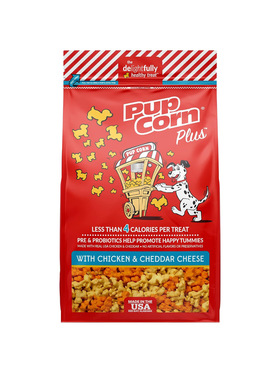 美国直邮Pup Corn Puffed Dog Treats含益生素和益生菌狗零食694g