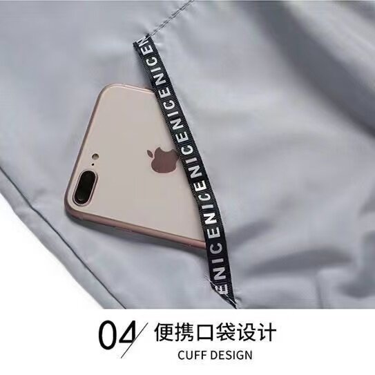 夏季冰丝防晒衣新款潮流男士超薄连帽风衣宽松运动夹克防晒服男潮