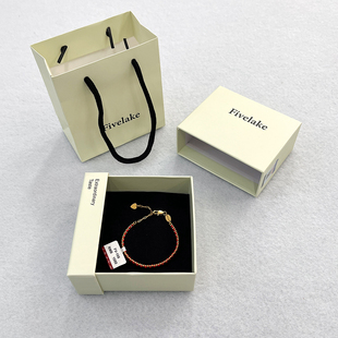 轻奢小众!礼盒装!明星款本命年氛围感编织手绳新年幸运红绳手链