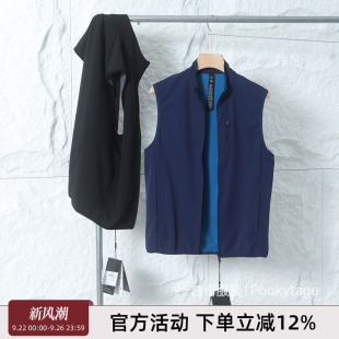 男士 戶外防潑透氣立領馬甲休閑背心 意大利輕奢三防科技春季 柜898