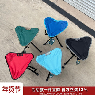 出北欧!承重110KG!户外可折叠便携露营椅折叠椅小马扎三角板凳