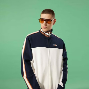 波兰高街！复古学院风！26年早春新款针织珠地外套运动休闲男夹克