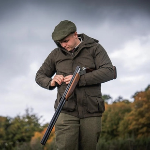 硬核猛货！229欧！丹麦高端狩猎防水外套拆卸帽四袋猎装夹克大码