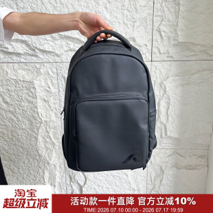 淘到宝！北美高端线！防污防水磨砂PU皮商务电脑包素黑情侣双肩包