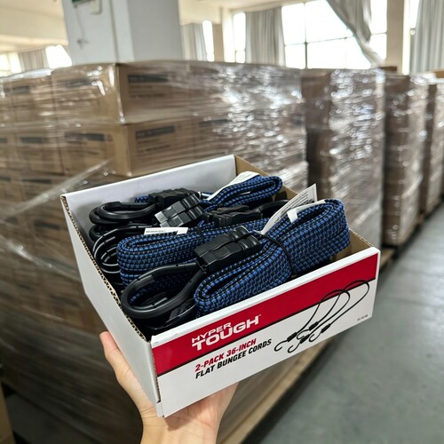 耐磨多用扁平弹力双钩绑带2条装