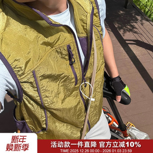 穿搭神品 撞色百搭马甲背心 山系多巴胺轻盈防水透气春夏男女时尚