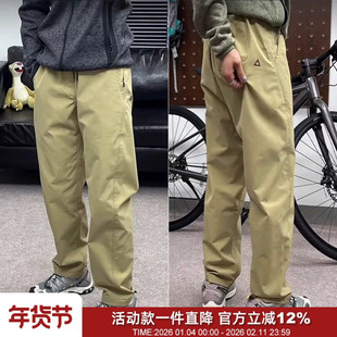 户外三角！山系机能风！轻量防风透气秋男户外宽松直筒休闲裤长裤