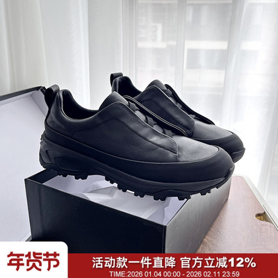 防水透气头层牛皮复古运动休闲鞋