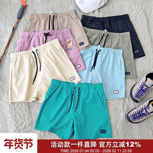 对标安大妈!二合一!北美单速干高弹透气夏季运动男沙滩休闲短裤