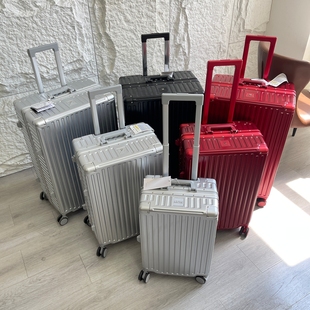 年度王炸!出韩国!双海关锁铝框PC静音万向轮旅行箱登机拉杆箱