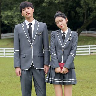 初中秋冬校服学院风高中生中学生班服制服大学JK套装英伦风学生装
