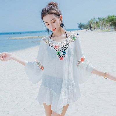 女夏泳衣度假罩衫外套防晒温泉