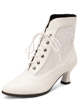 Size 32-46 Women Ankle Boots Heel Shoes Office Booties短靴女