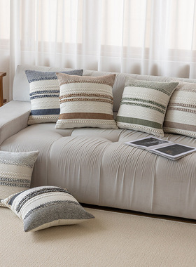 Sofa Throw Pillow Cushion Cover客厅沙发床头流苏家用抱枕靠垫