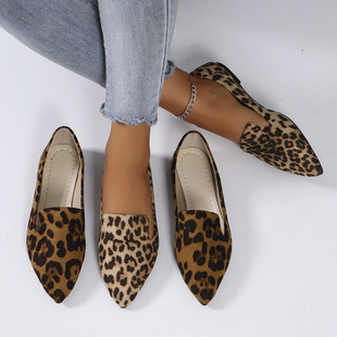 Women Flip Flat Shoes Walking Footwear平跟尖头平底鞋休闲单鞋