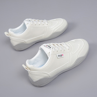 皮面小白鞋女Women Sport Shoes Running Footwear White Shoes